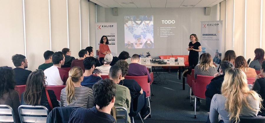 Nos étudiants de Mastere 1 & Kaliop Interactive