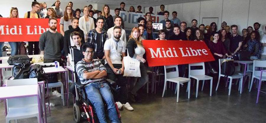 Hackathon avec le journal Midi Libre