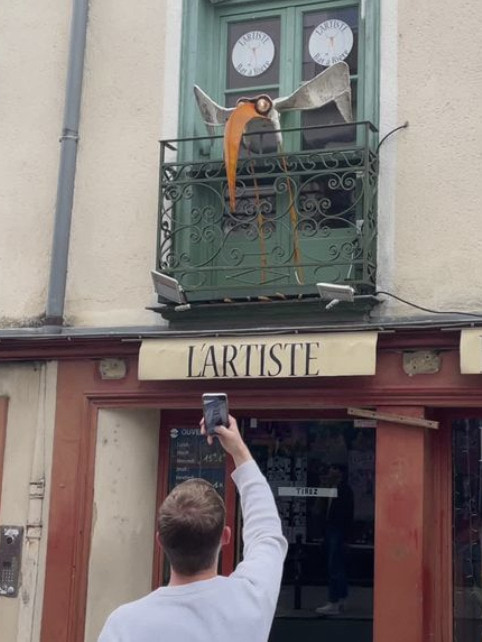 prise de photo d'une oeuvre