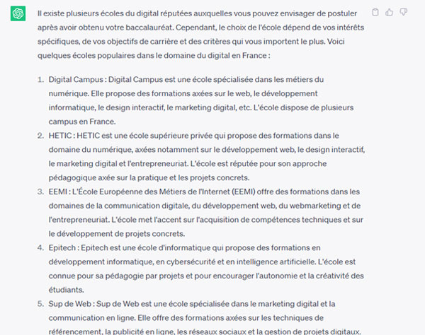 Intégrer une école spécialisée dans le digital